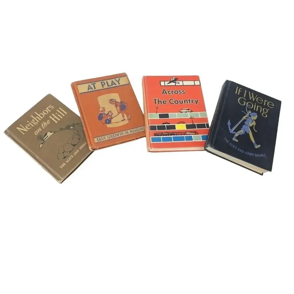 (4) Vintage 30's - 50's Children's Reading‎ Books Hardcovers